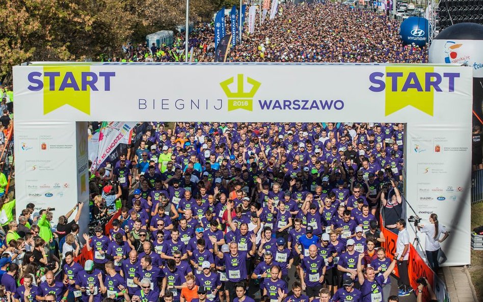 Po raz ósmy odbył się jeden z najpopularniejszych biegów masowych w Polsce - „Biegnij Warszawo".