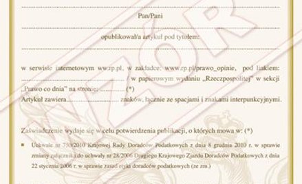 Doradca podatkowy musi zbierać punkty