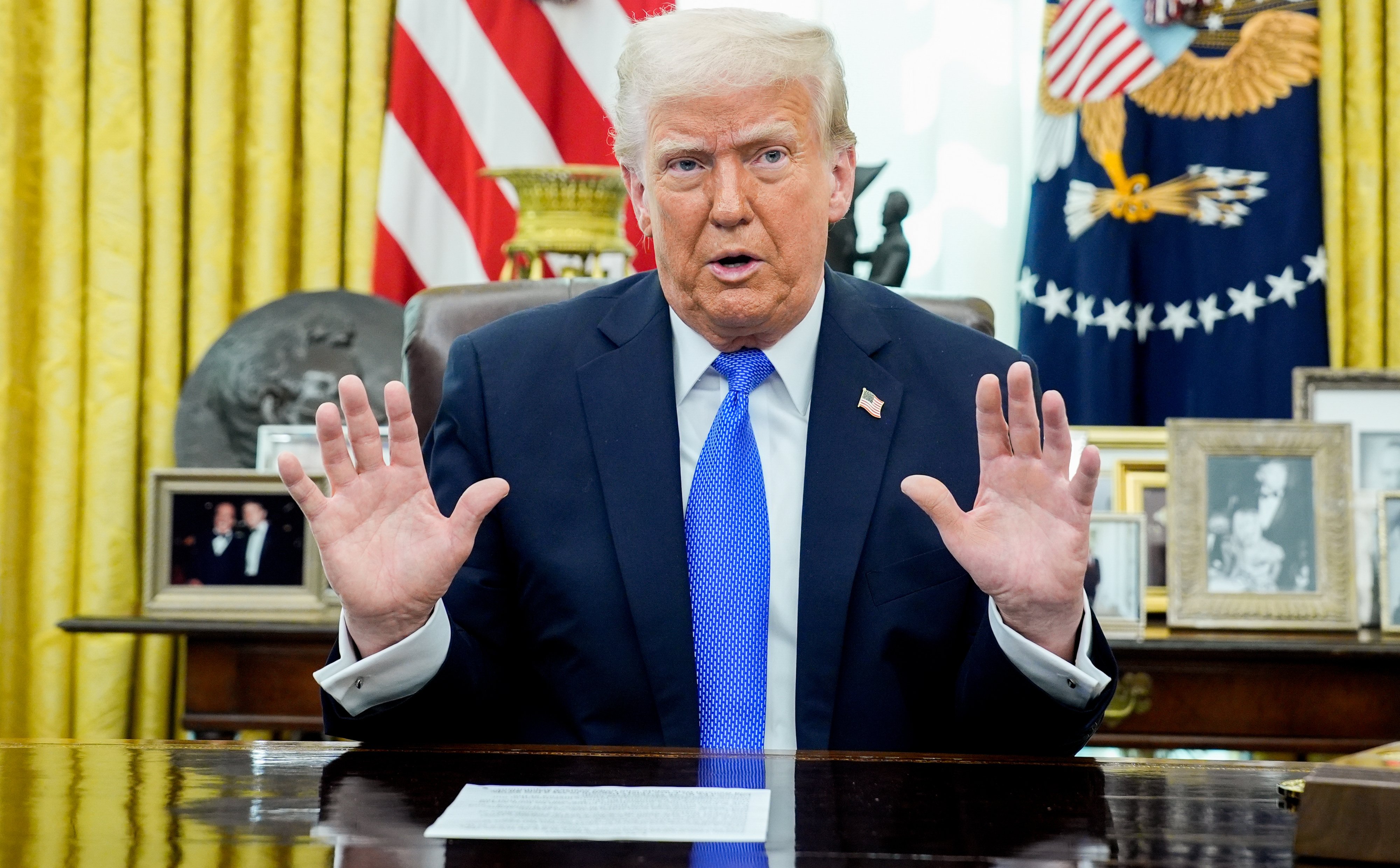 Gospodarka USA spadła w I kwartale o 0,2 proc. osłabiona wojną handlową Trumpa