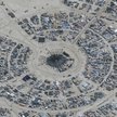 Tymczasowe miasteczko na pustyni Black Rock w Newadzie. W festiwalu Burning Man bierze udział kilkad