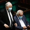 Prezes PiS Jarosław Kaczyński i szef klubu PiS w Sejmie Ryszard Terlecki