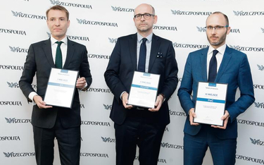 Od lewej: Mateusz Pociask (EY), Adam Mariuk (Deloitte), Robert Jurkiewicz (PwC), których firmy osiąg