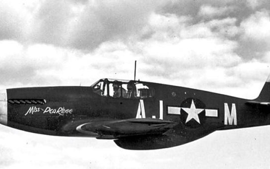 North American P-51B Mustang, fot. z 1944 r.