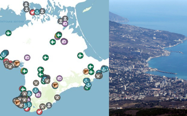 W sieci opublikowano interaktywną mapę Krymu