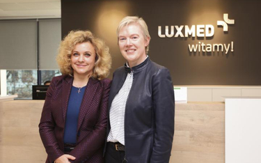 Evelyn Bourke (z praej), prezes Bupa i Anna Rulkiewicz, prezes Grupy LUX MED