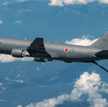 Pierwszy japoński KC-46A, dostarczony jesienią 2021 r. Łącznie Japońskie Powietrzne Siły Samoobrony 
