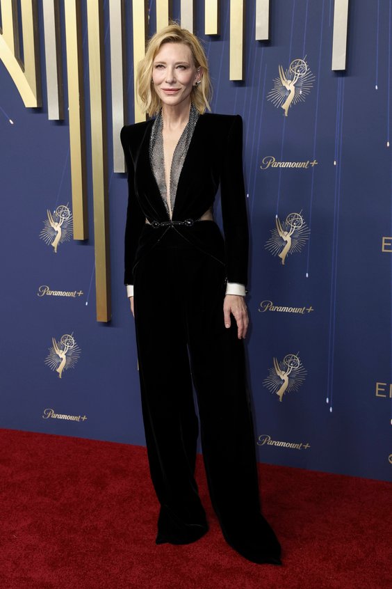 Cate Blanchett na gali Emmy 2025 w stylizacji Armani Privé