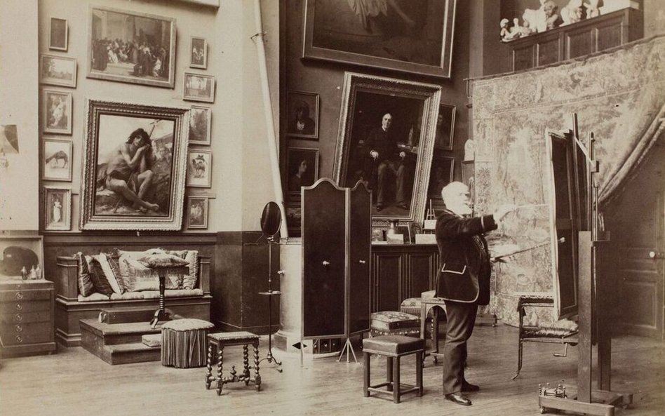 Edmond Bénard, Alexandre Cabanel w pracowni, 1880