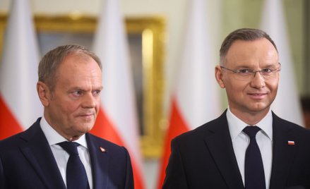 Donald Tusk i Andrzej Duda