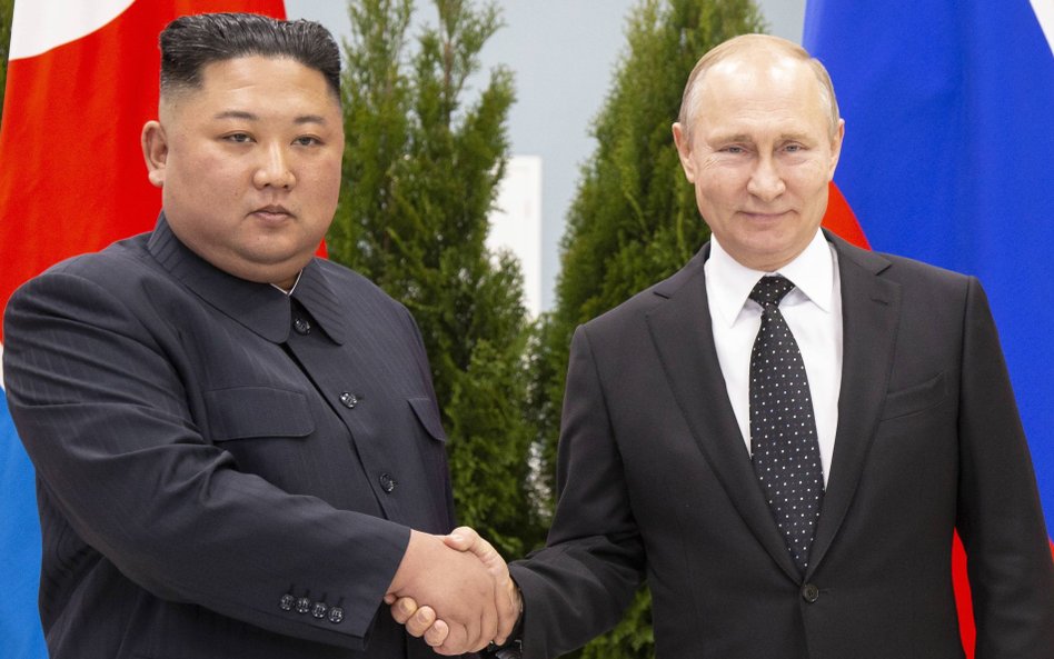 Kim Dzong Un i Władimir Putin