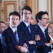 Frederic Arnault (z lewej), Alexandre Arnault (w środku) i Antoine Arnault (z prawej) – trójka z pię