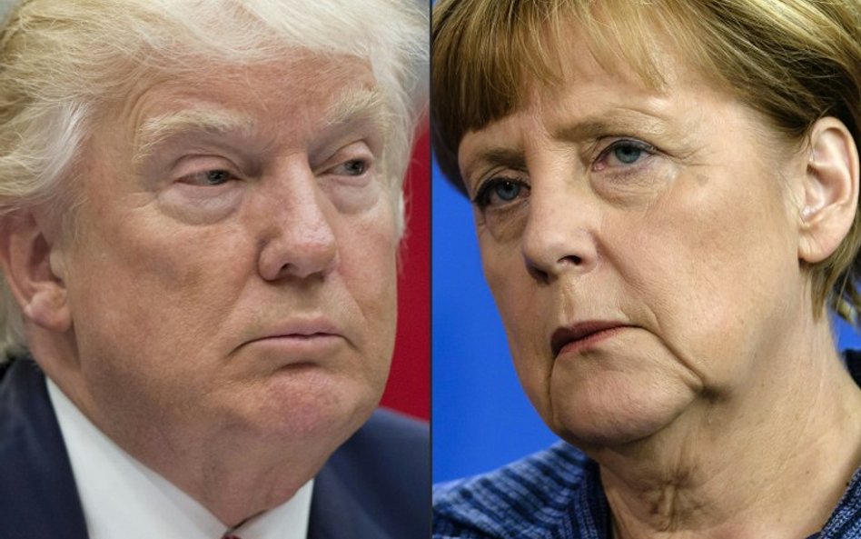 Merkel - Trump. Trudna rozmowa w Białym Domu