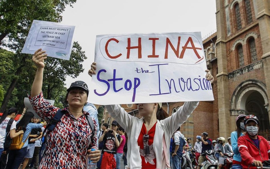 demonstracja w Hanoi