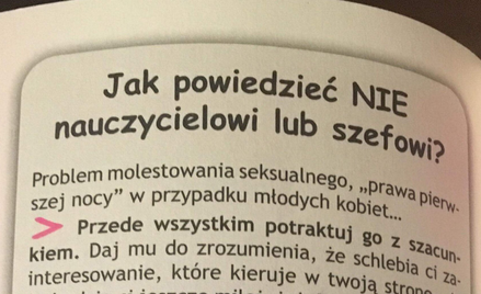 Poradnik dla uczniów: Ofiara molestowania powinna być miła