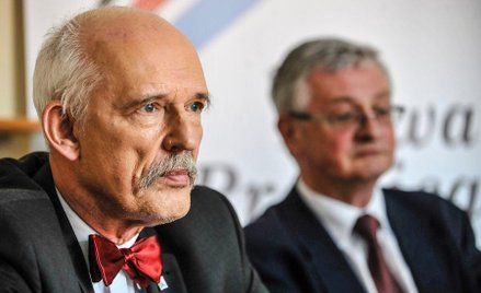 Sondaż: Kongres Nowej Prawicy po PiS i PO