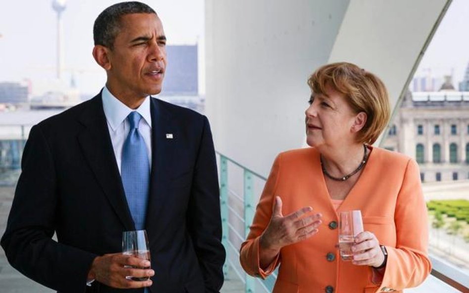 Barack Obama i Angela Merkel. Środowa rozmowa w urzędzie kanclerskim