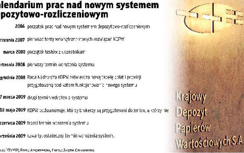 KDPW nie chce już czekać na domy maklerskie