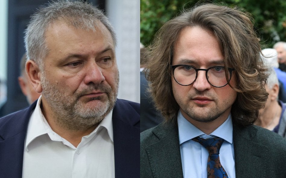 Minister sprawiedliwości, prokurator generalny Waldemar Żurek oraz odwołany rektor-komendant AWS dr 
