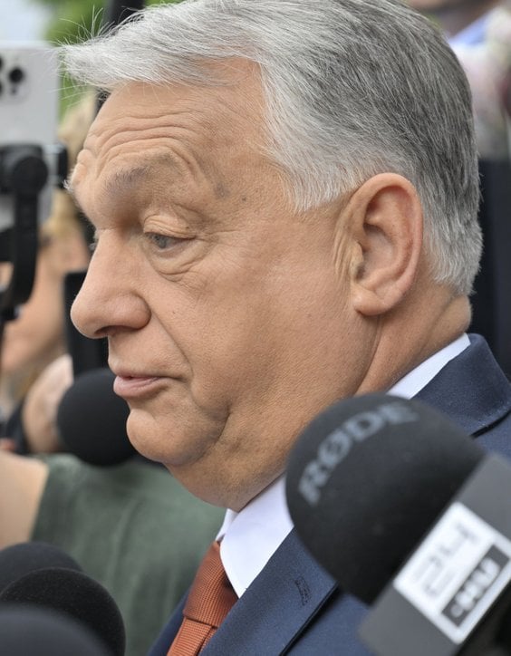 Były premier Węgier Viktor Orbán przed kongresem Fideszu
