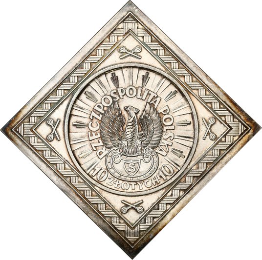 Moneta z 1934 r. z Piłsudskim ma cenę wywoławczą 15 tys. zł.