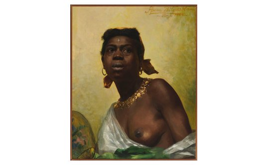 Anna Bilińska „Studium kobiety” (historyczny tytuł „ Murzynka”),1884