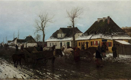 Pokaz odnalezionego obrazu Maksymiliana Gierymskiego