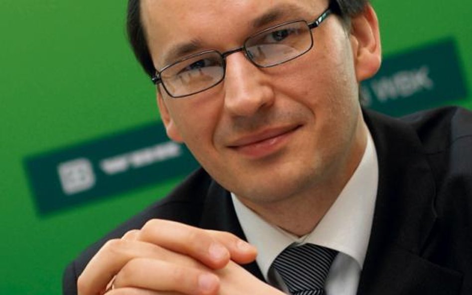Mateusz Morawiecki, prezes BZ?WBK, deklaruje, że chce konsolidować polski rynek bankowy.