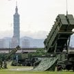 Tajwański system obrony powietrznej Patriot rozmieszczony w parku podczas corocznych ćwiczeń Han Kua