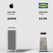IKEA wyśmiewa nowy produkt Apple. "Przeznaczona do jabłek"