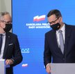 Adam Niedzielski i Mateusz Morawiecki
