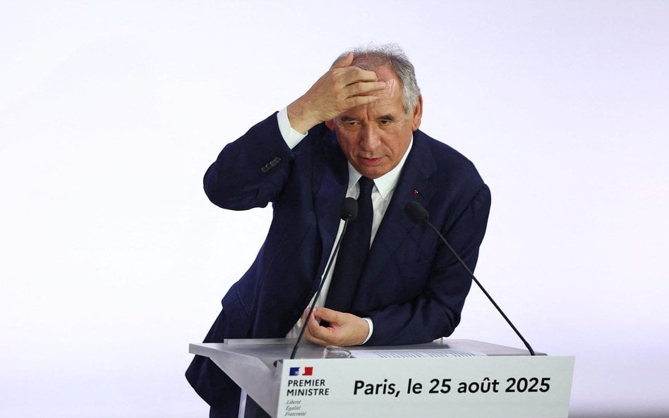Wygląda na to, że Francois Bayrou, premier Francji, wkrótce straci stanowisko. Trudno się było jedna