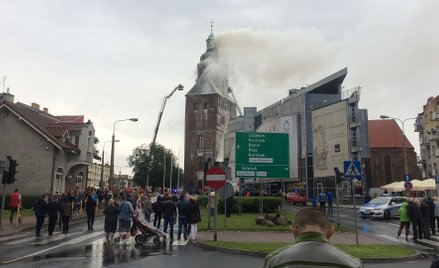 Pożar katedry w Gorzowie w lipcu 2017 roku