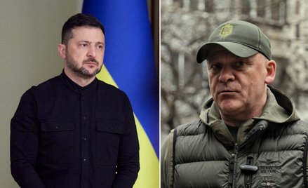 Wołodymyr Zełenski i Hiennadij Truchanow