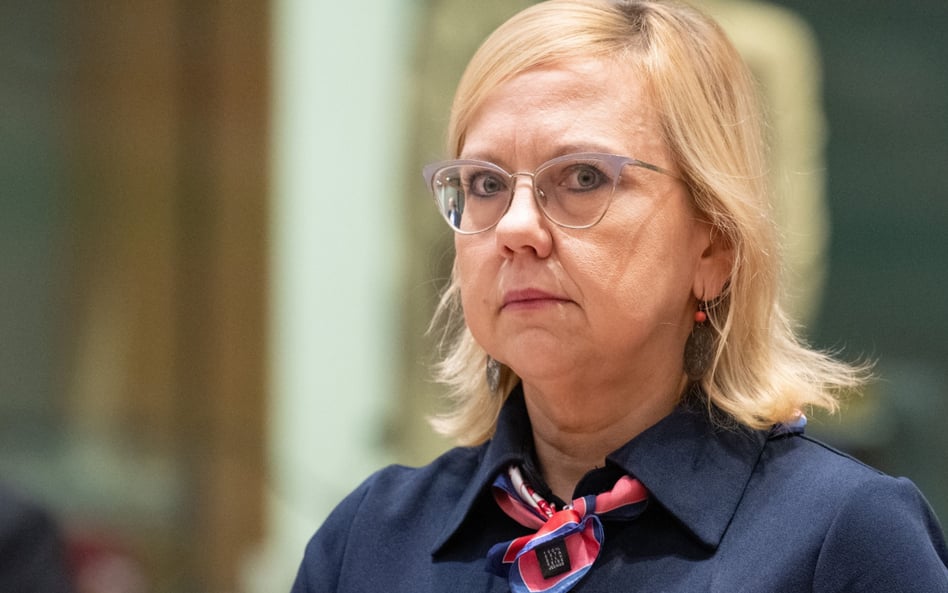 Minister klimatu i środowiska Anna Moskwa