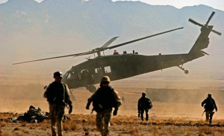 Śwmigłowiec Black Hawk w Afganistanie