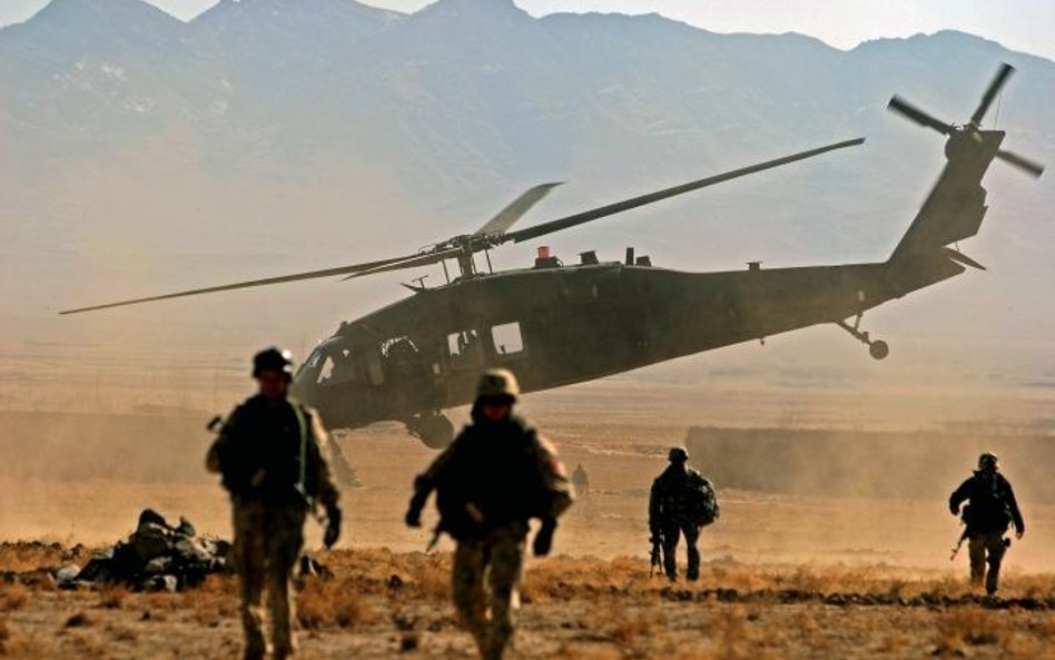 Śwmigłowiec Black Hawk w Afganistanie