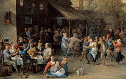David Teniers Młodszy “Chłopski kiermasz “, ok. 1647