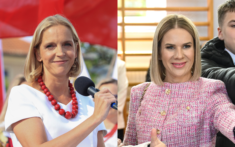 Małgorzata Trzaskowska i Marta Nawrocka