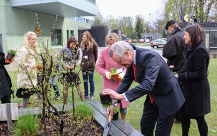 Rozpoczęcie projektu „Ogrody Polsko-Niemieckie” w Parku Skaryszewskim im. Ignacego Paderewskiego w W