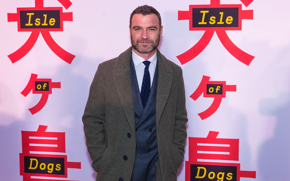 Liev Schreiber na premierze filmu „Wyspa psów” Wesa Andersona. Schreiber udzielił swojego głosu Ciap