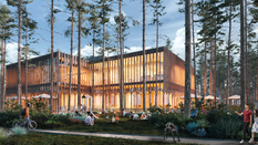 Nowoczesna biblioteka pod Warszawą będzie pełnić funkcję schronu