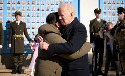 Prezydent Joe Biden w Kijowie