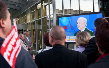 Telewizyjna debata z udziałem Jarosława Kaczyńskiego