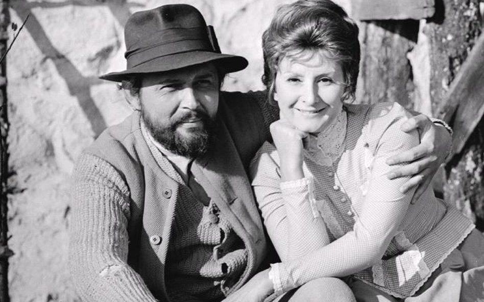 Jadwiga Barańska i Jerzy Bińczycki jako Barbara i Bogumił Niechcicowie w ekranizacji „Nocy i dni” Ma