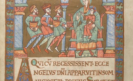 „Evangelistarium – Ewangelistarz płocki” [Kodeks Pułtuski , tzw. Codex aureus pultoviensis], Karta 1