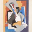 Albert Gleizes Le couple [Para], 1920 gwasz, papier, 33 × 24 kolekcja Marka Roeflera