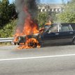 Chciał ukraść paliwo. Spalił samochód