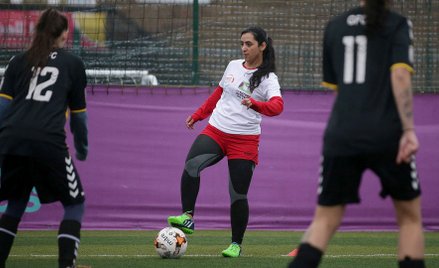 Khalida Popal na treningu