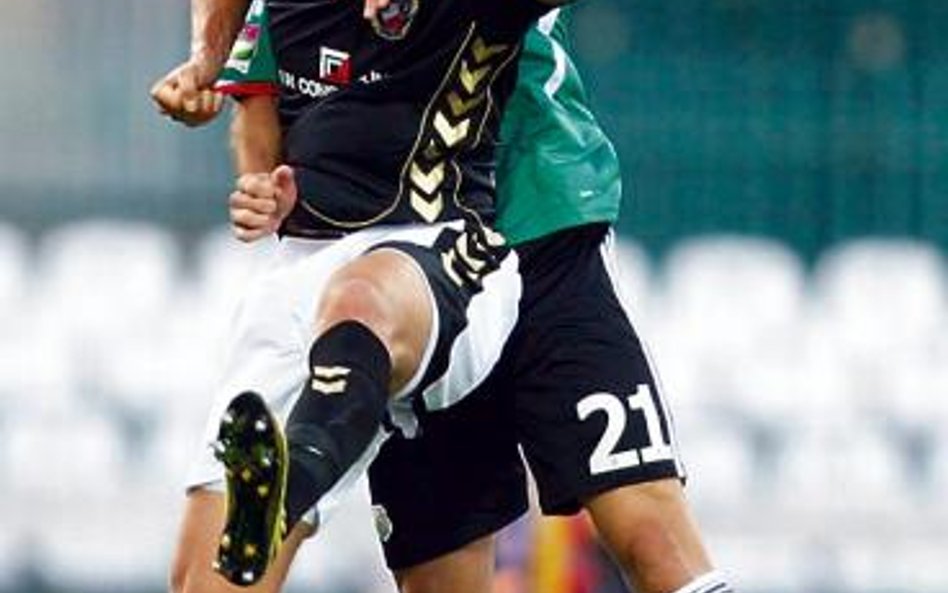 Dorde Cotra (z przodu) i Ivica Vrdoljak, czyli derby dla Polonii