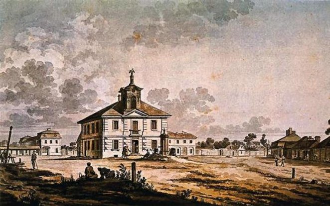 Ratusz Grzybowa utrwalony przez Zygmunta Vogla. Tak wyglądały początki wielu obecnie centralnych czę